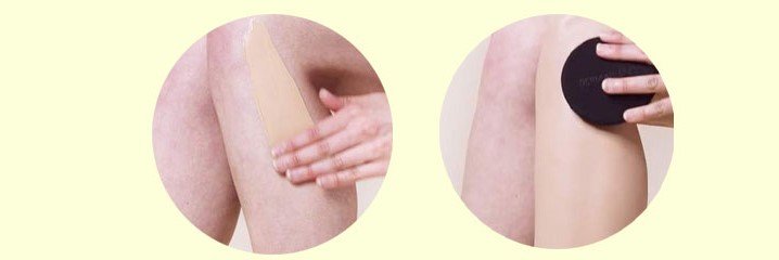 3. Coverage of Waterproof leg makeup