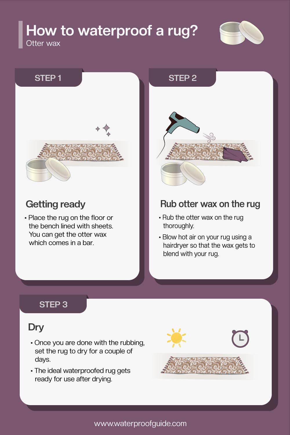 How To Waterproof a Rug? [Procedure, Time & Cost]